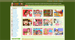 Desktop Screenshot of cooking-games-online.net